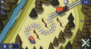 Скриншот из игры Railbound